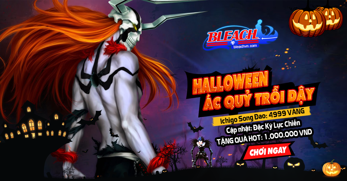 Halloween Hắc Ám cùng Ichigo Song Đao