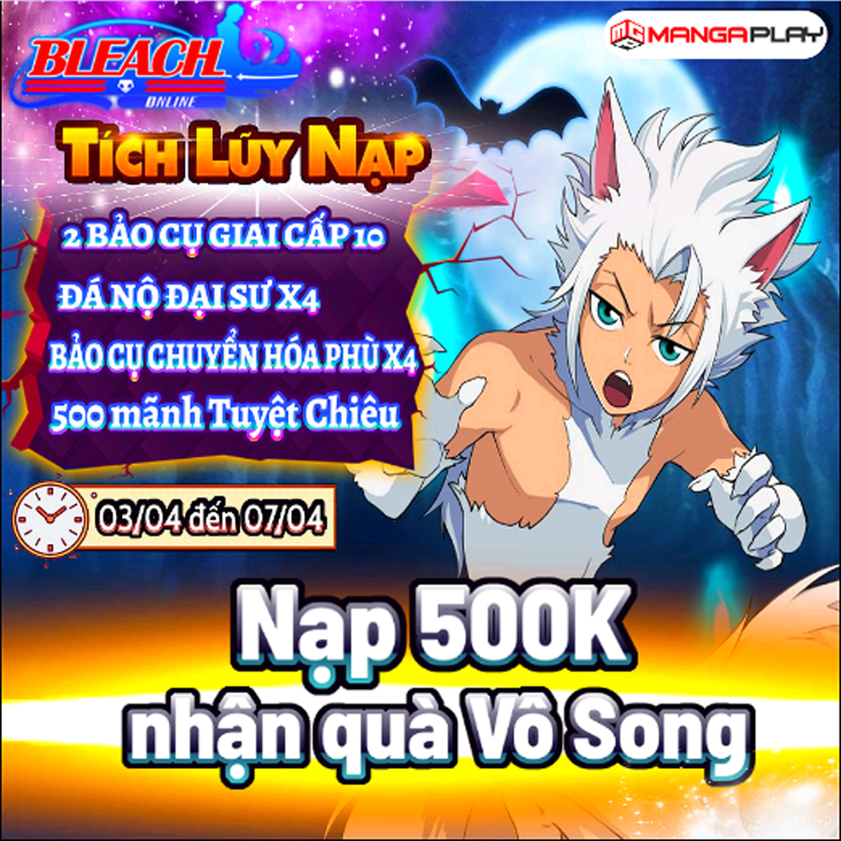 Nạp 400k Nhận Đạo Cụ Vô Song