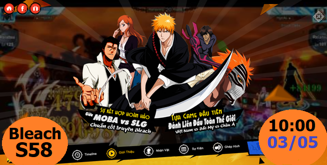 Khai Mở Máy Chủ Bleach S58