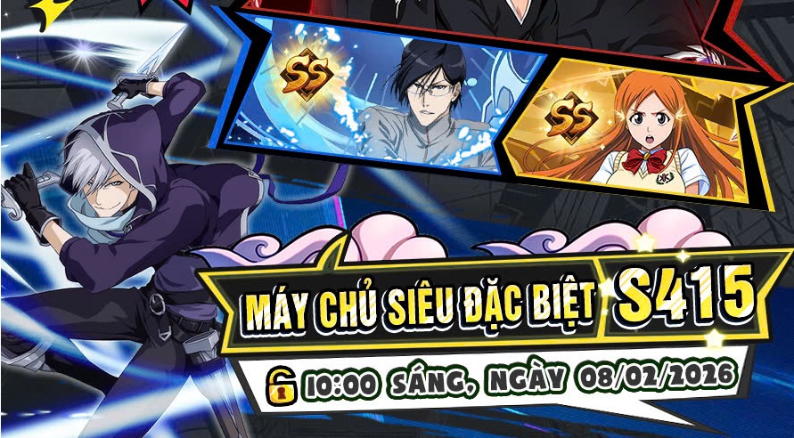 Bleach S415 10:00 08/02 Tặng Bakuya UR