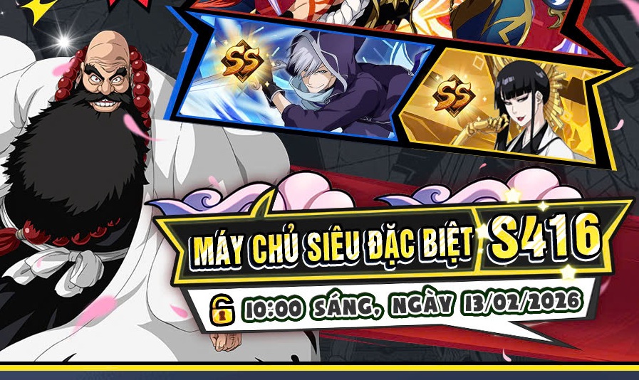 Bleach S416 10:00 13/02 Tặng Bakuya UR